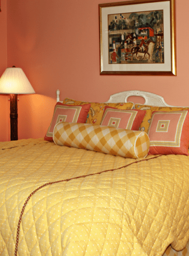 Custom Made Bedding: Bedspread, Pillows, Bolster Pillow