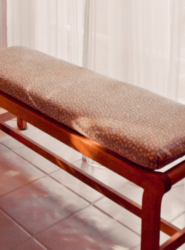 Seat Cushion for a Bench, Fabric by Kravet