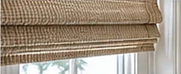 Natural woven shade with light-filtering weave, PaperWorks Plus