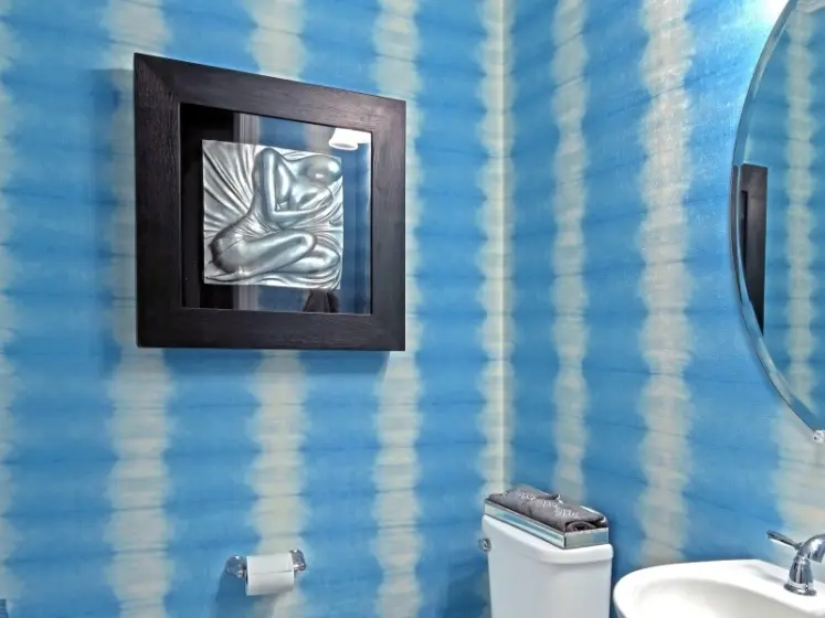 Vinyl Wallpaper with Imitation of Batik by Osborne & Little | PaperWorks Plus, Jupiter FL