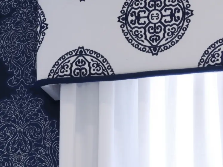 Box Cornice with Cord trim | PaperWorks Plus, Jupiter FL