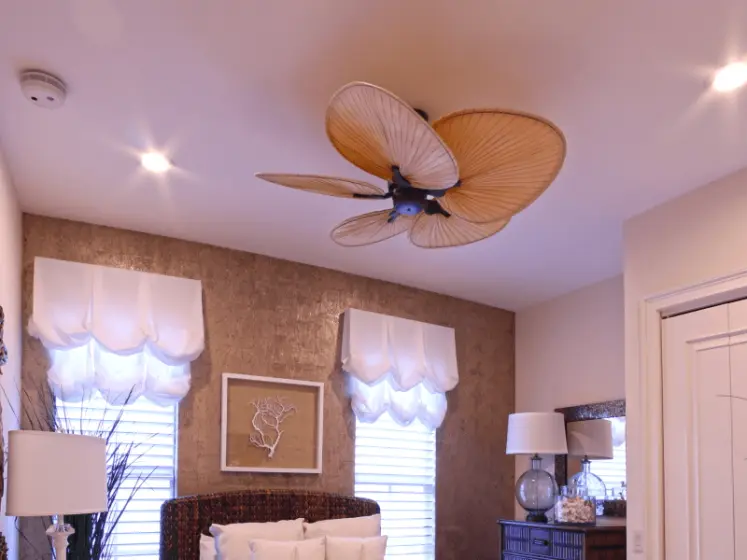 Custom Made Balloon Valance, Natural Cork Wall Covering by York | PaperWorks Plus, Jupiter FL