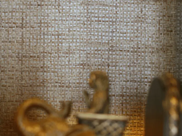 Basket Weave Natural Grass Wallpaper by The Romo Group | PaperWorks Plus, Jupiter FL