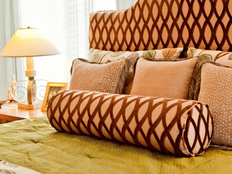 Custom Made Slipcover For Headboard, Custom Pillows, All Fabrics from Thibaut | PaperWorks Plus, Jupiter FL