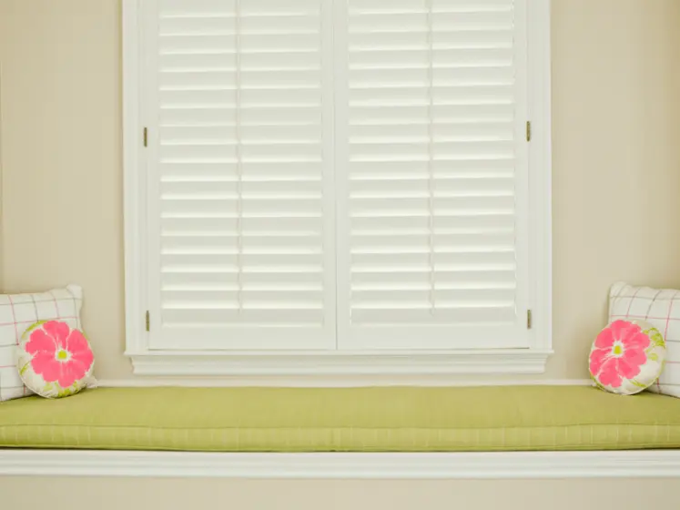 Plain Fabric Seat Cushion and Colorful Pillows, Fabrics by Anna French | PaperWorks Plus, Jupiter FL